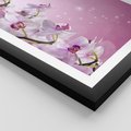 Plakat w ramie 30x40 - Relaksujące Piękno - kwiaty, orchidea - rama czarna