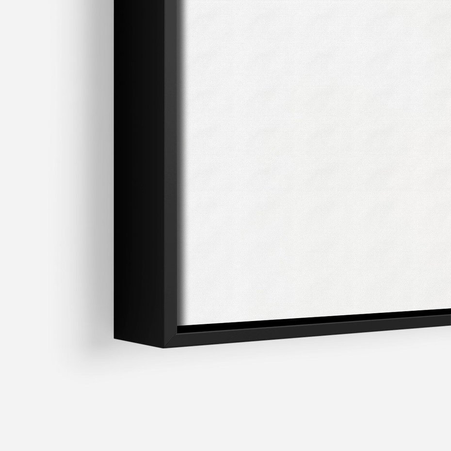 Obraz w ramie 50x70 - Przyjemność dla Oczu - złote, liście - rama czarna