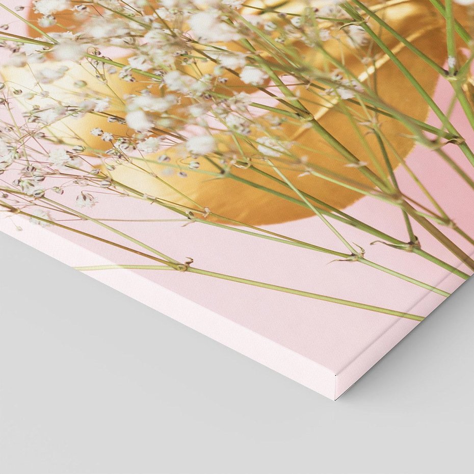 Obraz na płótnie 120x80 - Blask Natury - złote, liście