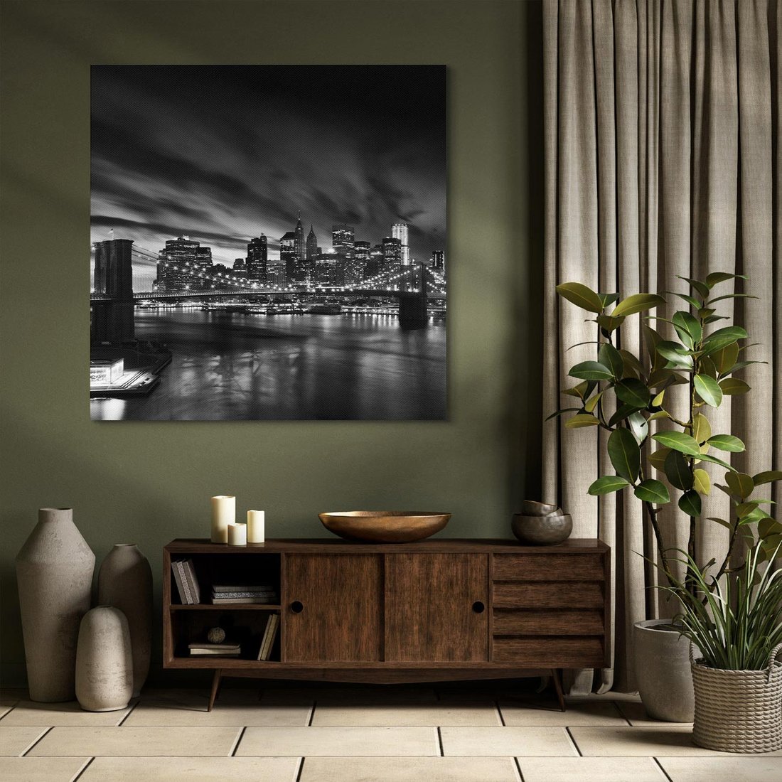 Obraz na płótnie 70x70 - Manhattan - pulsujące serce Nowego Jorku - Manhattan, New