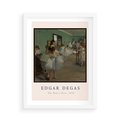 Plakat w ramie 50x70 - Elegancja Baletu - Edgar Degas, reprodukcja obrazu - rama biała