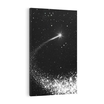 Obraz na płótnie 70x100 - Kometa wśród gwiazd - kometa, gwiazdy