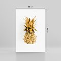 Obraz na płótnie 50x70 - Ekskluzywny Akcent - złoty, ananas