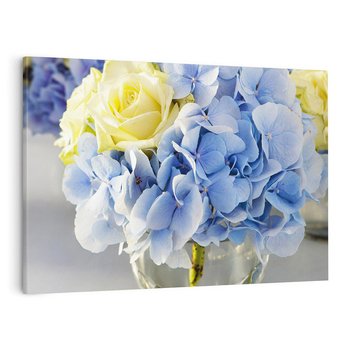 Obraz na płótnie 120x80 - Różany Bukiet - bukiet, kwiaty