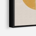 Obraz w ramie 70x100 - Kształty Nowych Granic - nowoczesna sztuka, minimalizm - rama czarna