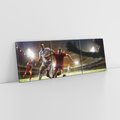 Obraz na płótnie 120x40 - Piłkarska pasja - piłkarz, stadion