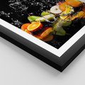Plakat w ramie 30x40 - Owoce w Restauracji - owoce, kuchnia - rama czarna