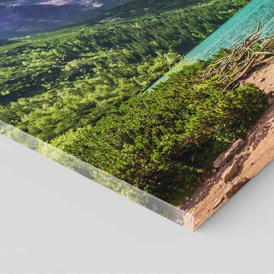 Obraz na płótnie 120x60 - Urok gór i jezior - góry, jezioro