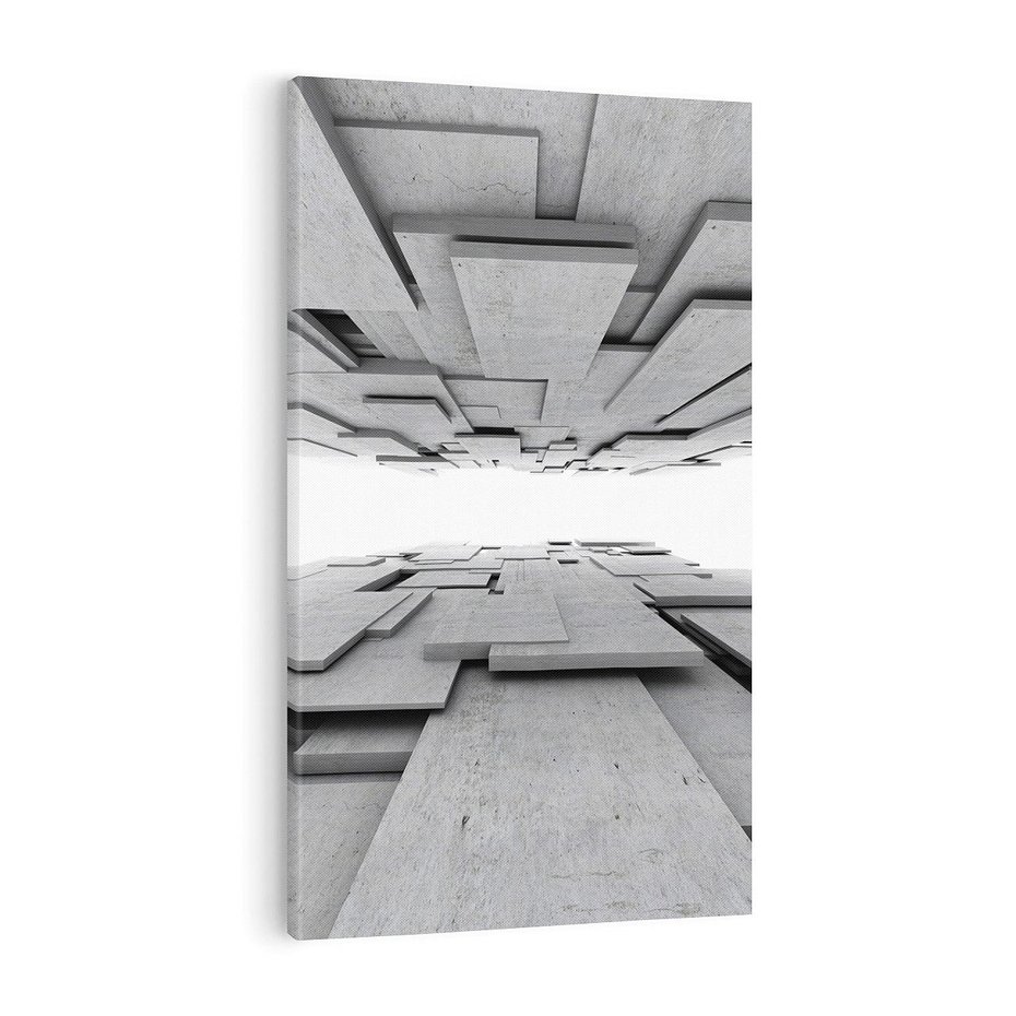 Obraz na płótnie 50x70 - Architektura 3D - architektura, 3D