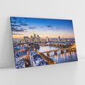 Obraz na płótnie 100x70 - Frankfurt - spotkanie tradycji i nowoczesności - Frankfurt, Niemcy