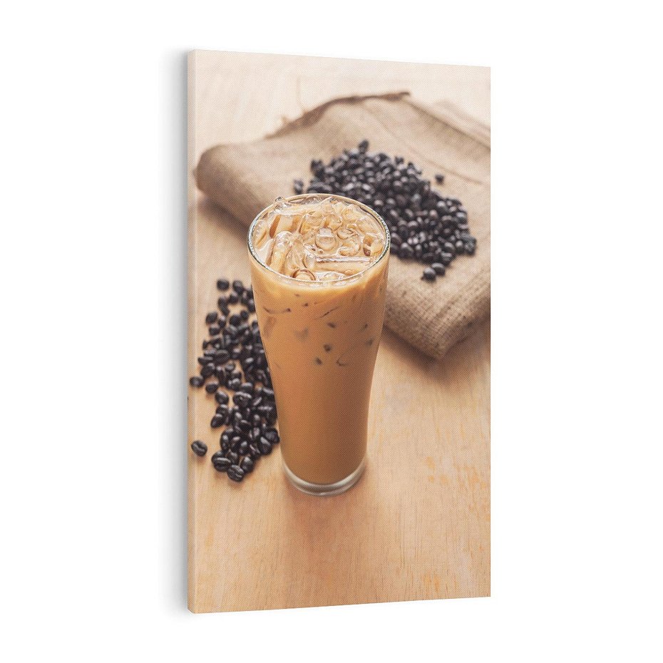 Obraz na płótnie 80x120 - Kawa ice coffee: orzeźwiający napój - kawa, ice