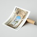 Plakat bez ramy 30x40 - Romantyczna Przeprawa - romantyczna, uliczka