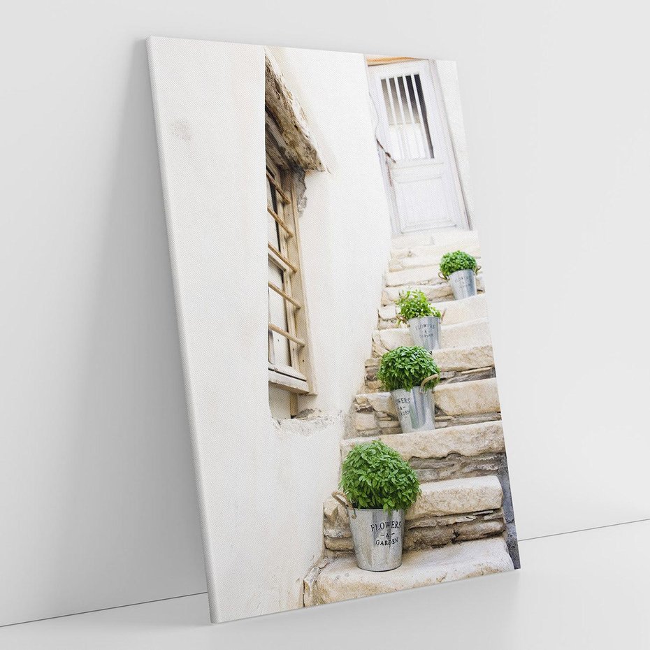 Obraz na płótnie 50x70 - Wznoszące się Marzenia - schody, perspektywa