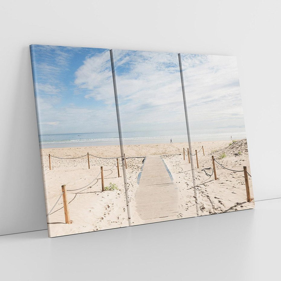 Obraz na płótnie 120x80 - Ścieżka na plaży - plaża, ścieżka