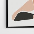 Obraz w ramie 70x100 - Widok Abstrakcyjny - abstrakcyjny obraz, minimalizm - rama czarna