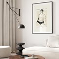 Plakat bez ramy 30x40 - Elegancja Kobiecej Formy - nowoczesna sztuka kobieca, plakat