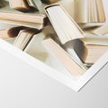 Plakat bez ramy 50x70 - Odcienie Wiedzy - książki, ujęcie z góry