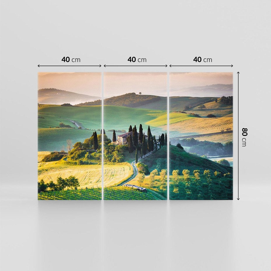 Obraz na płótnie 120x80 - Perspektywa malowniczego widoku - widok, perspektywa