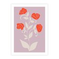 Plakat bez ramy 30x40 - Migotliwe Widzenie Kwiatów - nowoczesny plakat, roślinne motywy
