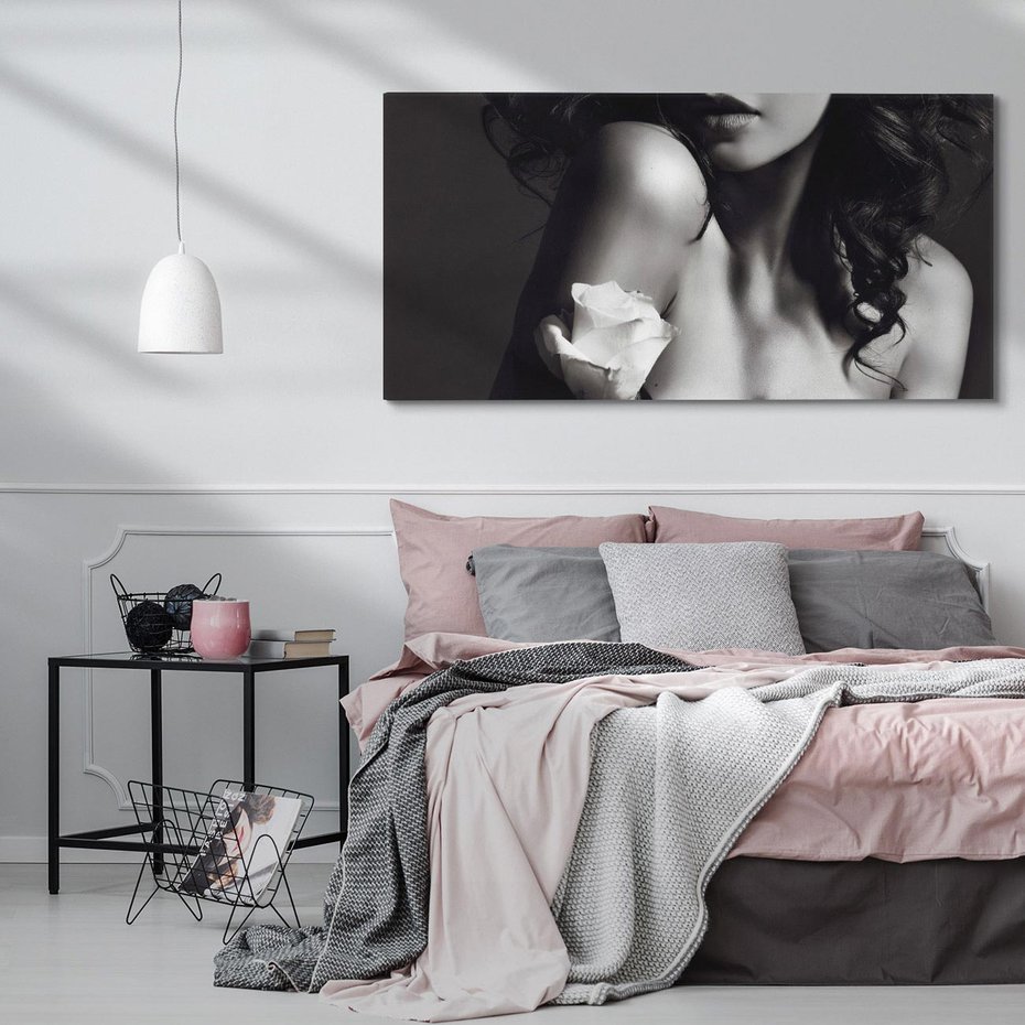 Obraz na płótnie 100x50 - Piękno kobiecego aktu uchwycone - kobieta, akt