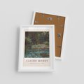 Plakat w ramie 30x40 - Sztuka i Litera - Claude Monet, reprodukcja obrazu - rama biała