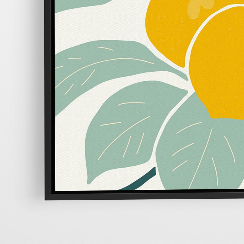 Obraz w ramie 70x100 - Wewnętrzna Melodia - plakat, nowoczesna sztuka - rama czarna