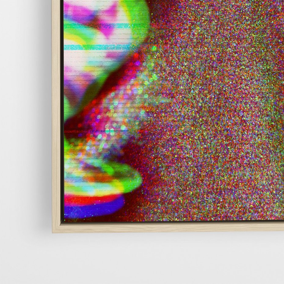 Obraz w ramie 80x120 - Zakochani na Kliszy - zdjecie, stara prześwietlona klisza - rama drewno