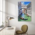Obraz na płótnie 80x120 - Romantyczna gondola w Wenecji - Wenecja, gondola