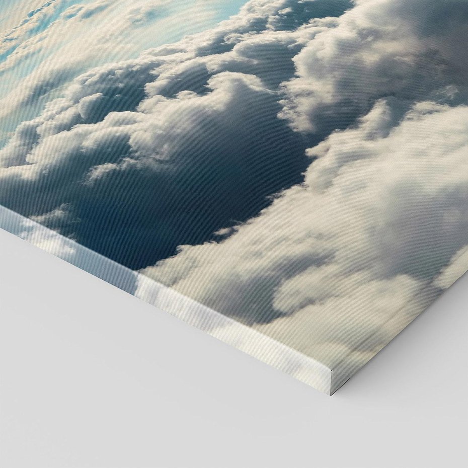 Obraz na płótnie 120x80 - kontemplacja nad horyzontem - niebo, chmury