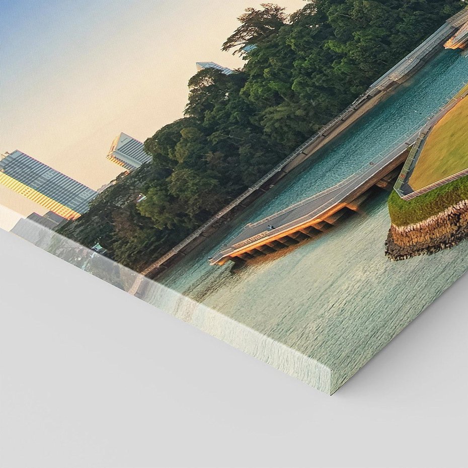 Obraz na płótnie 140x70 - Azja miasto architektonicznej ekstrawagancji - Azja, miasto