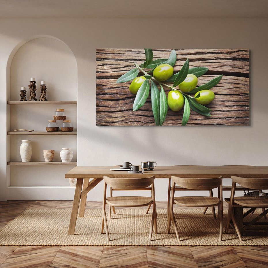 Obraz na płótnie 140x70 - Symbol Żyzności i Urodzaju - oliwki, roślina