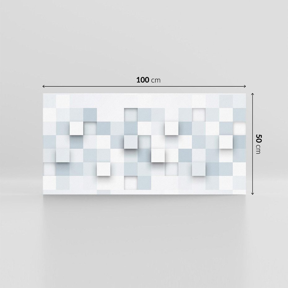 Obraz na płótnie 100x50 - Trójwymiarowe formy geometryczne - geometria, 3D