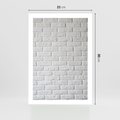 Plakat bez ramy 21x30 - Wymiarowa Struktura - ściana, cegła