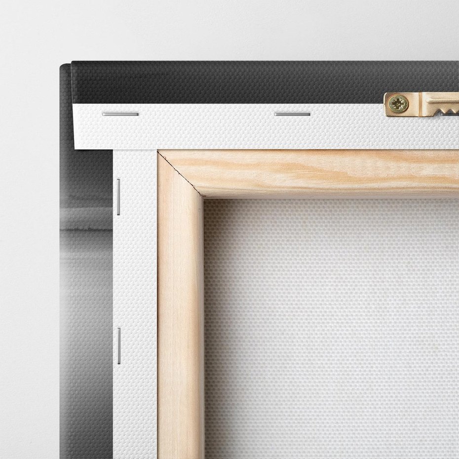 Obraz na płótnie 70x100 - Spokój natury - jezioro, molo