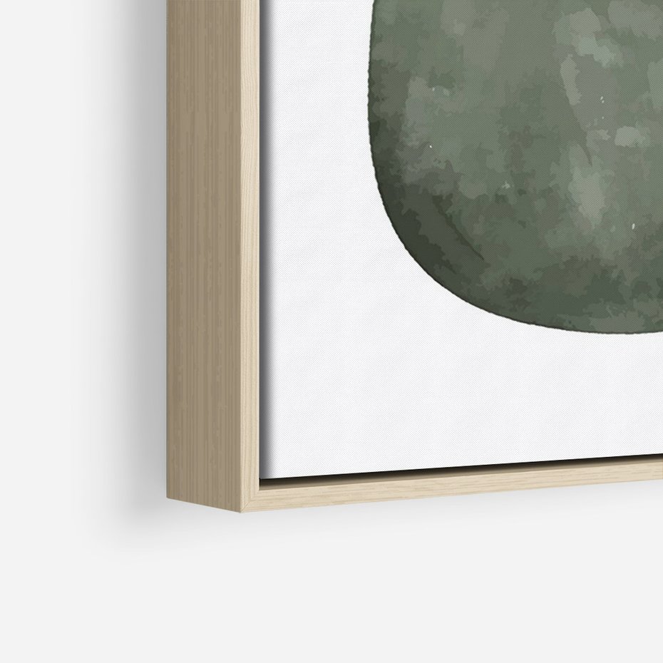 Obraz w ramie 80x120 - Owocowe Boho Inspiracje - minimalistyczny plakat, gruszka - rama drewno