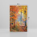 Obraz na płótnie 50x70 - Jesienny taniec lasu - jesień, las