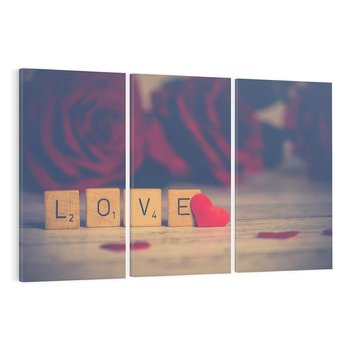 Obraz na płótnie 120x80 - Love - Sercem Do Ciebie - love, serce