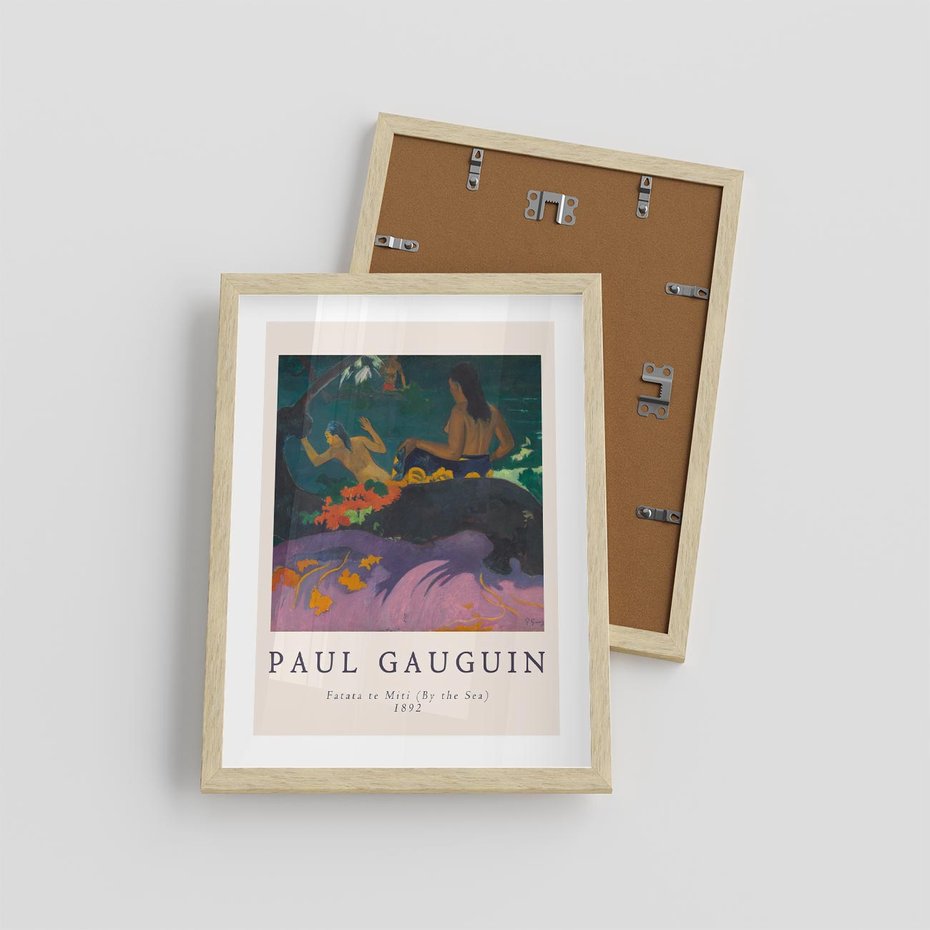 Plakat w ramie 30x40 - Paul Gauguin: Reprodukcja - Paul Gauguin, reprodukcja - rama drewno