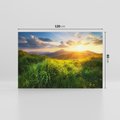 Obraz na płótnie 120x80 - Bliskość Natury - góry, łąka