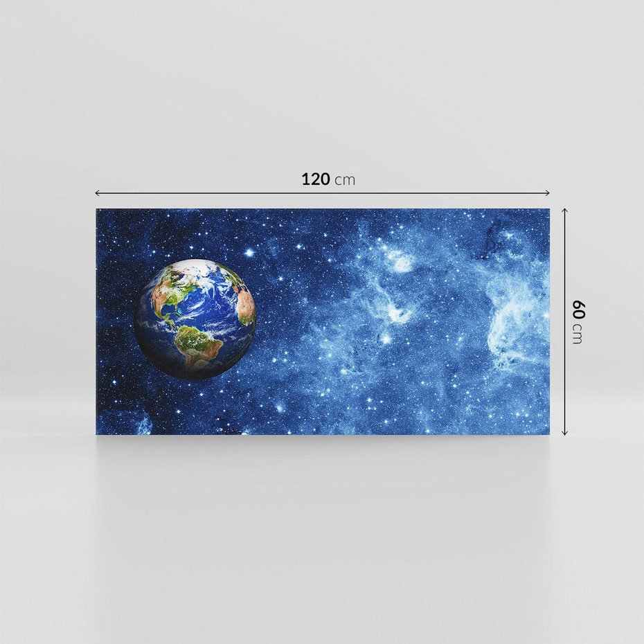Obraz na płótnie 120x60 - Kosmiczne podróże na Ziemię - kosmos, ziemia