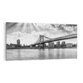 Obraz na płótnie 120x60 - Most w Mieście - most, miasto