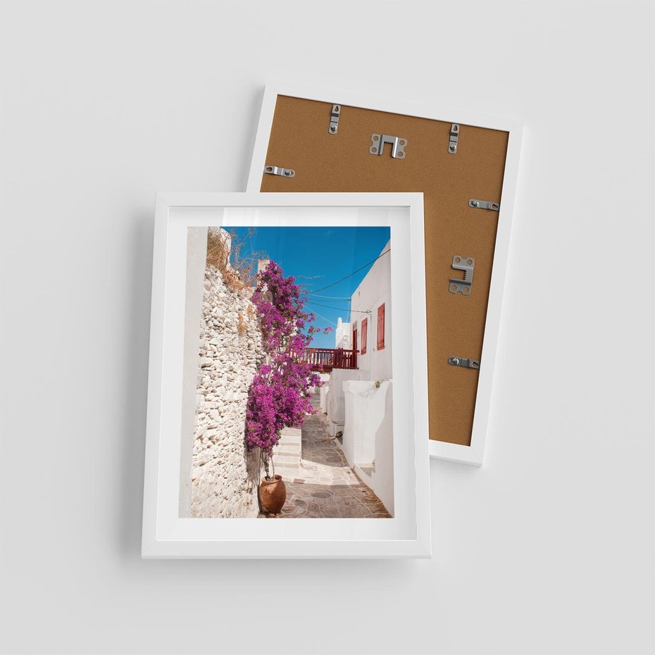 Plakat w ramie 30x40 - Chorwackie Wakacje - Chorwacja, wakacje - rama biała