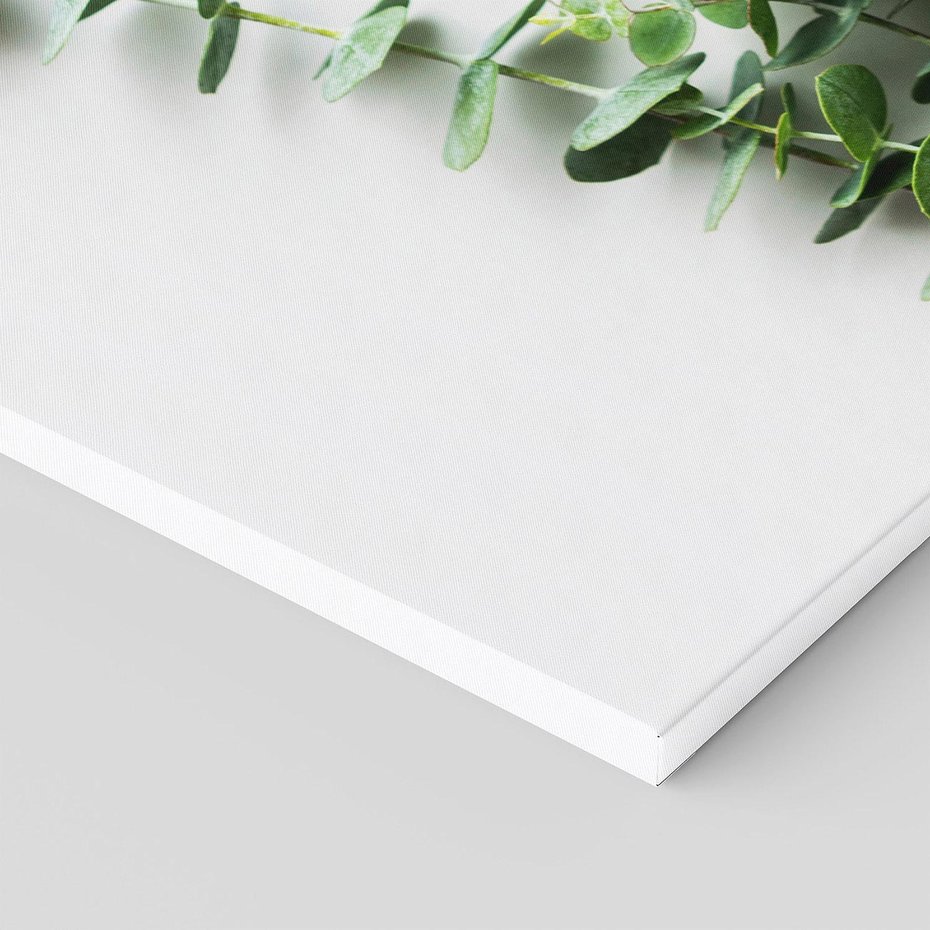 Obraz na płótnie 150x50 - Eukaliptusowa harmonia - eukaliptus, liście