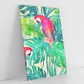 Obraz na płótnie 80x120 - Egzotyczna Przygoda - tropikalne, liście