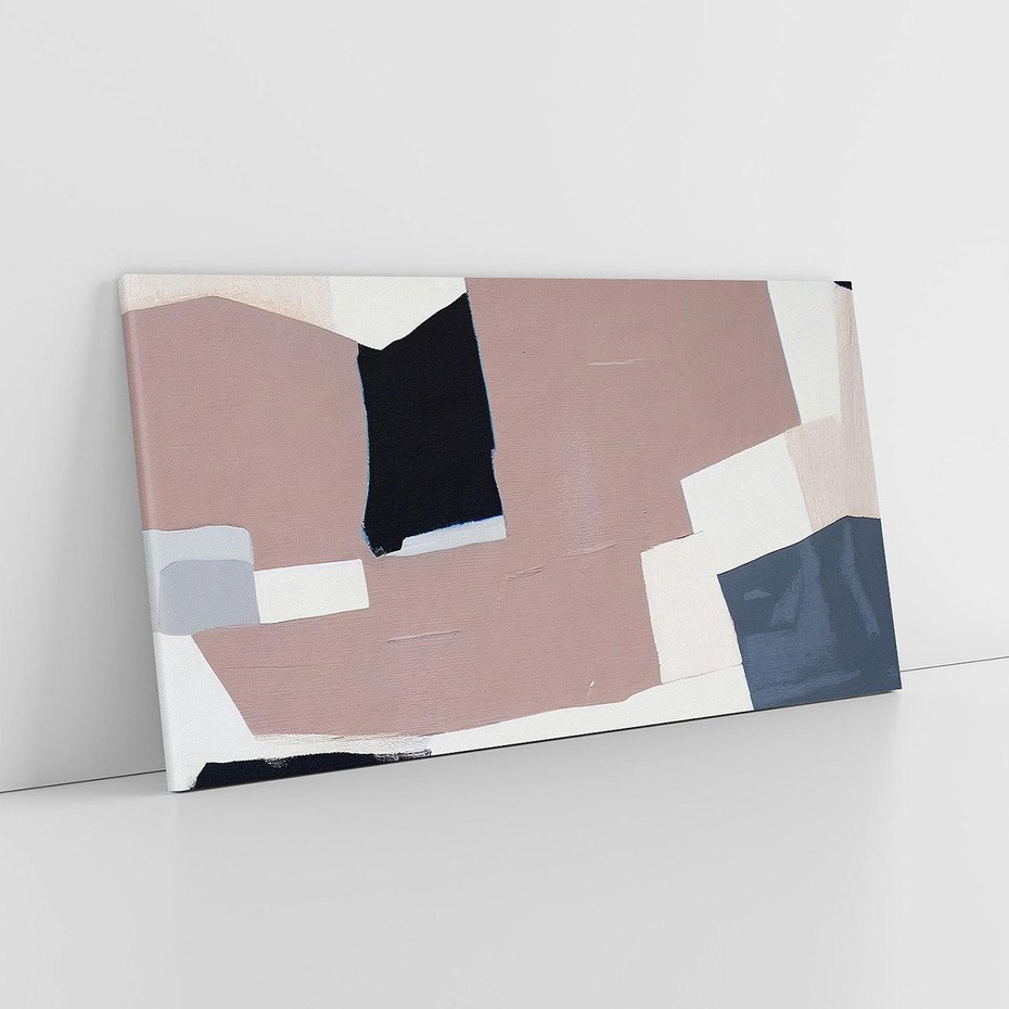 Obraz na płótnie 140x70 - Wyrażona cisza abstrakcji - abstrakcyjne, nieregularne kształty