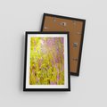 Plakat w ramie 30x40 - Delikatność natury - lawenda, kwiaty - rama czarna