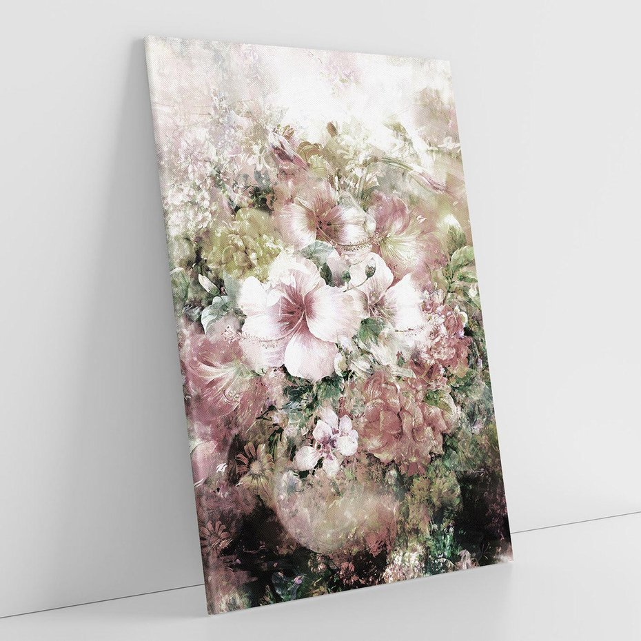 Obraz na płótnie 70x100 - Piękno natury na płótnie - kwiaty, olejne