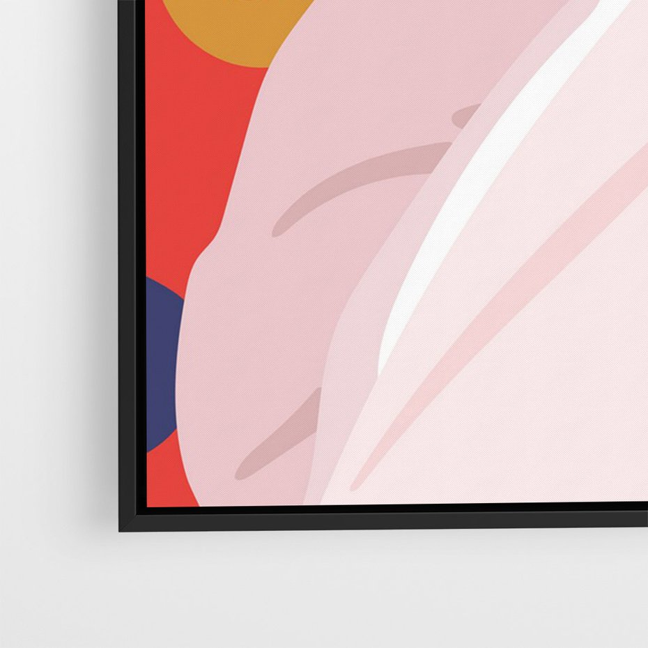 Obraz w ramie 50x70 - Kobieca Przenikliwość - nowoczesny plakat, styl retro - rama czarna