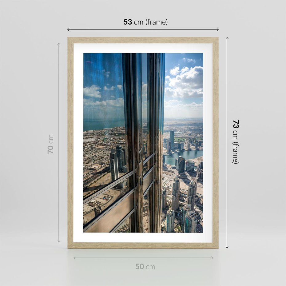 Plakat w ramie 50x70 - Architektura Budynków - budynki, architektura - rama drewno