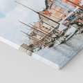 Obraz na płótnie 60x60 - Wibracje Miejskiego Klimatu - Dania, Kopehaga